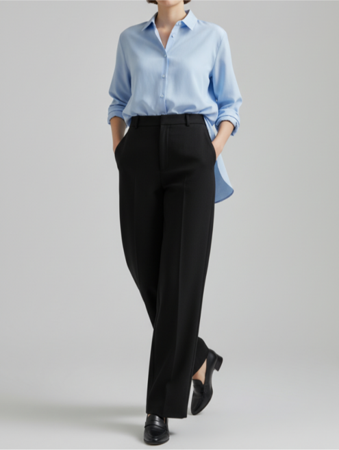 이제이 스타일 여성 바지 / 정장바지 / 슬랙스 / 스판일자바지 /짱짱스판 뒷밴딩