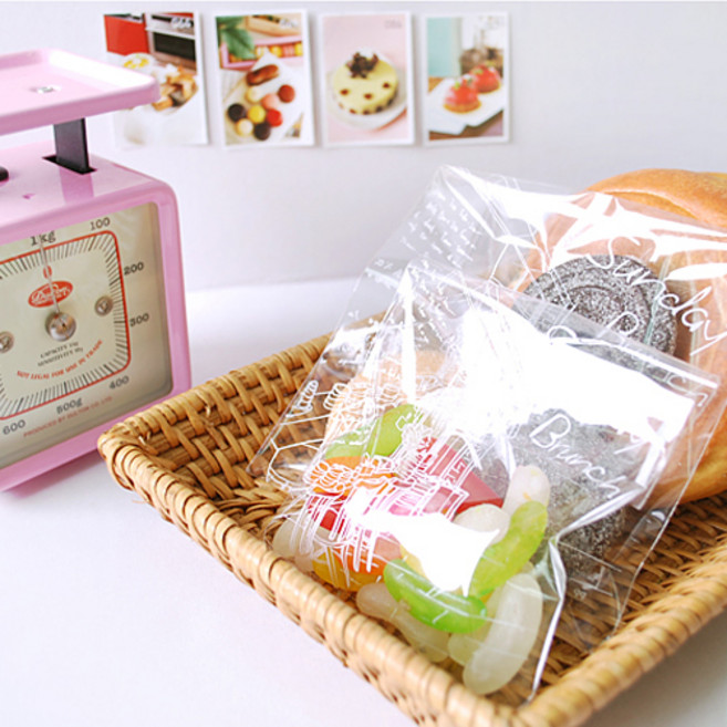 포장비닐봉투 브런치(접착식13x13)-20매내외, 1개