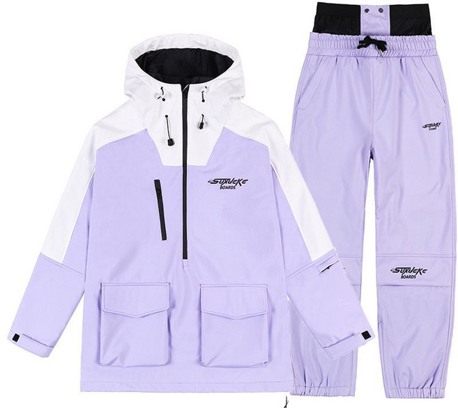 남성 스키복 세트 보온 방수 바지 추위 보호 남여공용, 18_L(70~80kg)/그린 블랙