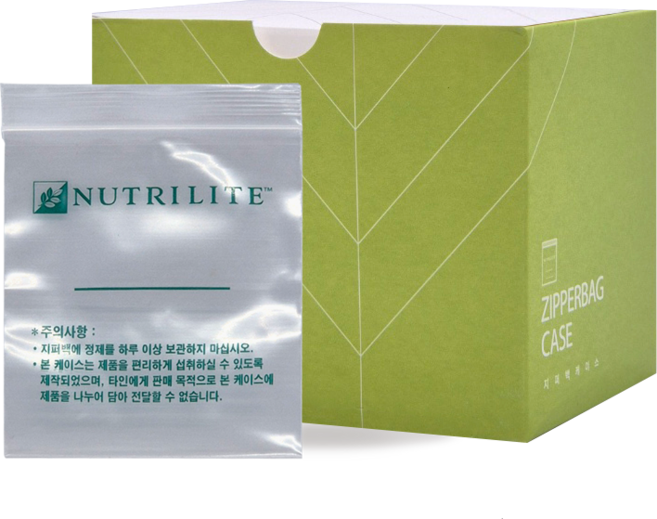 암웨이 뉴트리라이트 지퍼백케이스, 1개