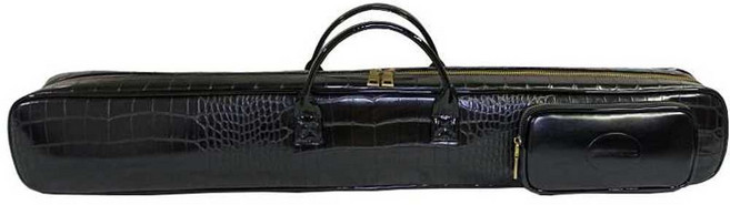 대금가방 큐가방 해금가방 거문고 단소 보관 파우치 산조 퉁소정악, 블랙 악어 패턴 2팩 길이 75cm, 1개, 블랙 악어 패턴 2팩 길이 75cm