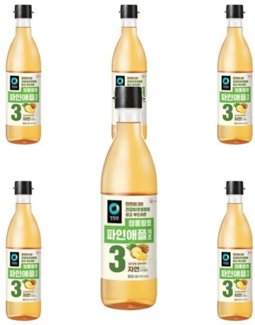 정원 청정원 정통파인애플식초 800ml 6개