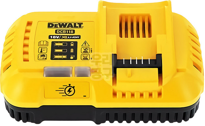 디월트공식대리점 DCB118 20V 60V 겸용 밧데리 충전 배터리 충전기, 1개