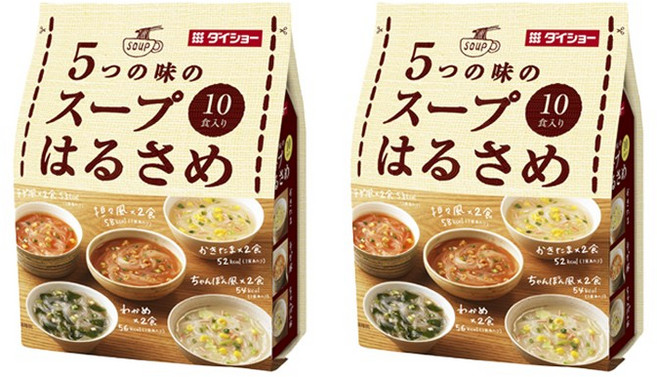 다이쇼 5가지 맛의 스프 당면 찌개 + 탄탄 미역 짬뽕 카키타마 10개입, 2개