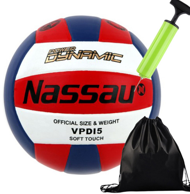 낫소 배구공 파워다이나믹 투센 볼가방 볼펌프 학교체육, 1개, VPDI-5