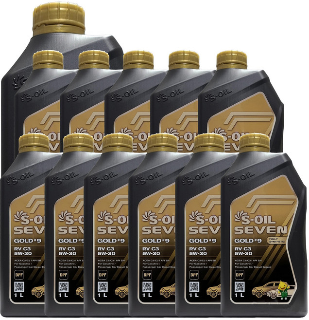 에쓰오일 세븐골드 RV C3 5W30 1리터 BOX (1Lx12), 12개