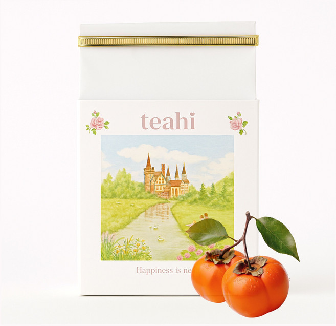 티하이 감잎차 생분해 삼각티백, 1박스, 30개입, 1g