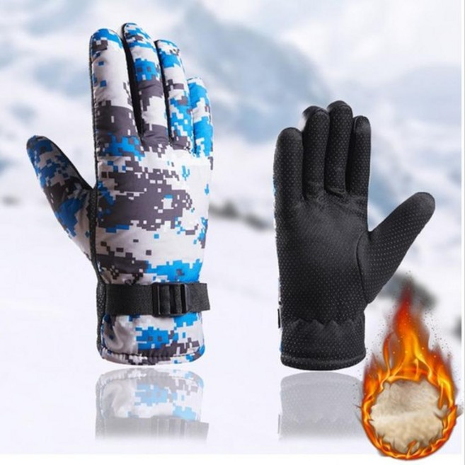 겨울 한파 방한 오토바이 양털 기모 장갑 남자 여자 야외