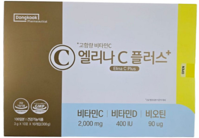 동국제약 엘리나 C 플러스, 300g, 2개