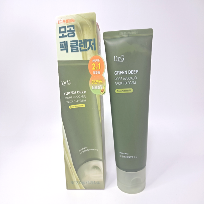 닥터지 그린 딥 포어 아보카도 팩투폼, 200ml, 1개