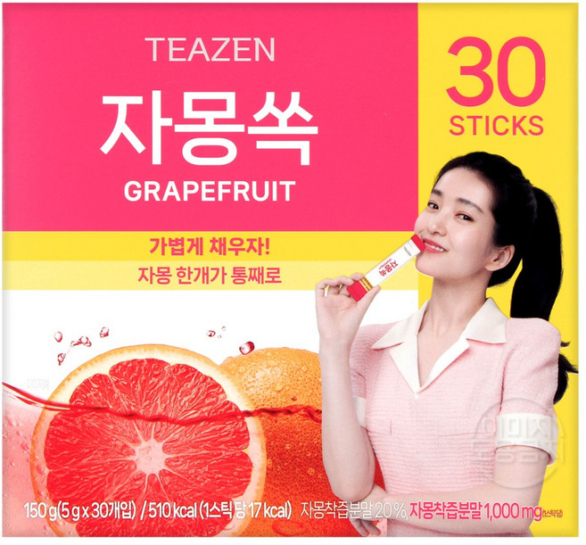 티젠 자몽쏙 분말차, 5g, 30개입, 1개