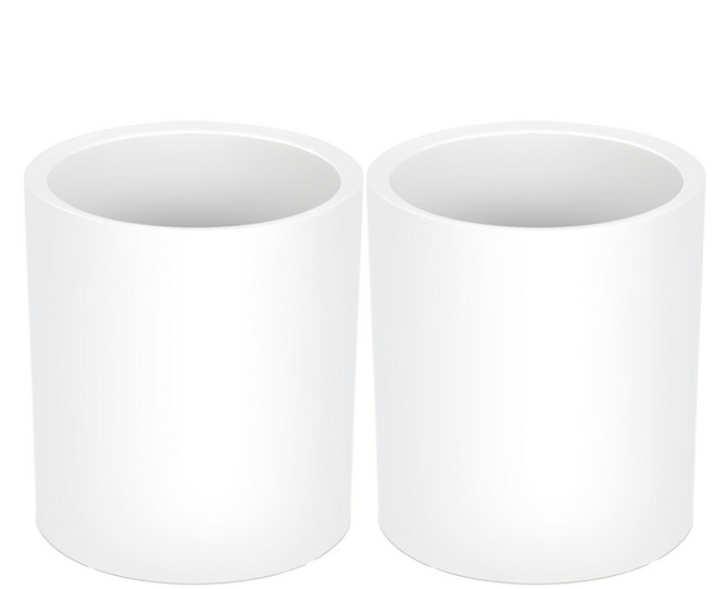 누사인 원형 펜꽂이 ENS023, 화이트, 2개