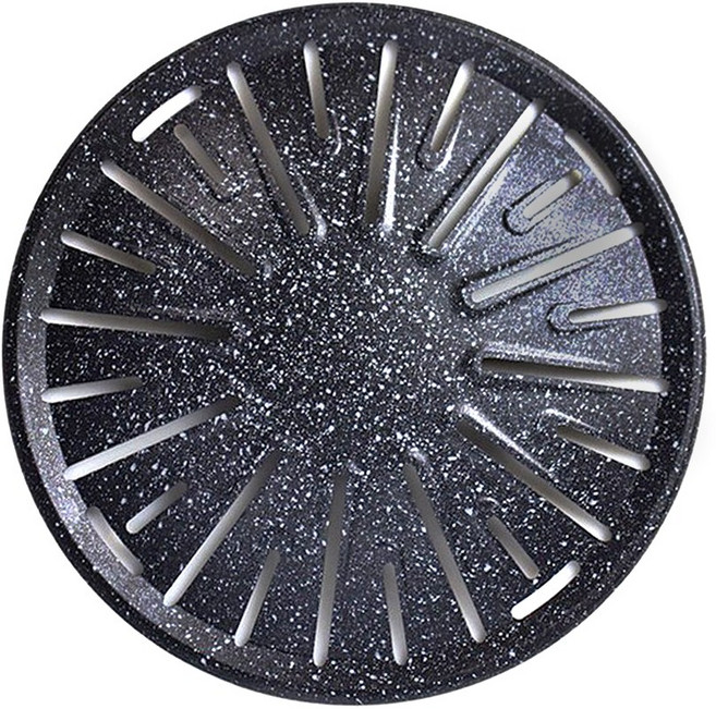 기타 원형 업소용 고기 불판 삼겹살 구이판 숯불용 가스용, 1개