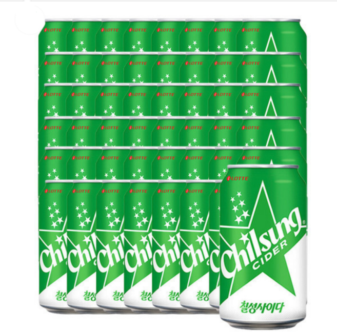 롯데 칠성사이다, 350ml, 48개