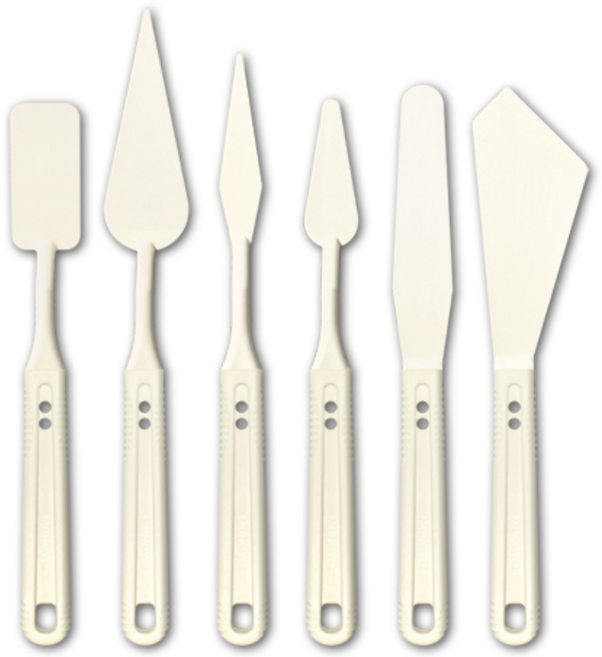 문교 페인팅 파레트 나이프 6본 세트, 단품