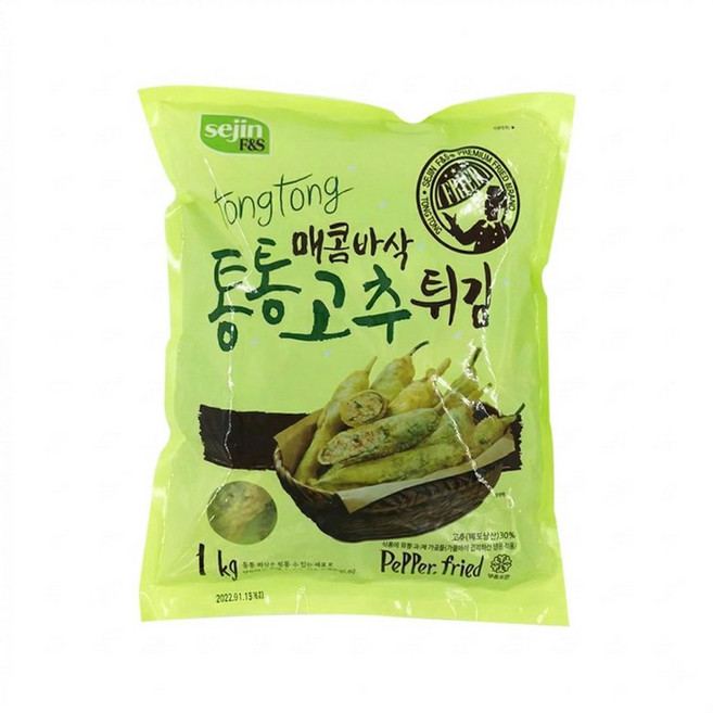 세진에프엔에스 매콤바삭통통고추튀김 1kg 1개