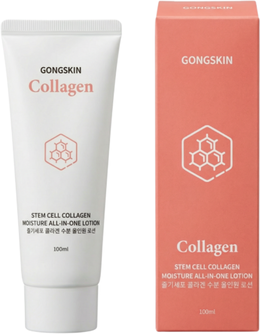 공스킨 줄기세포 콜라겐 수분 올인원 로션, 1개, 100ml