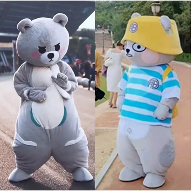 곰 인형탈 의상 프레 파티 마케팅 152 160cm