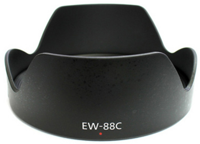 캐논 니콘 렌즈 전용 호환 후드 49~82mm 꽃무늬 후드 모음, 캐논 EW-88C, 1개