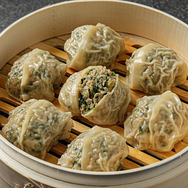 [제주 장인의집] 흑돼지 수제 고기 만두 7알, 1개, 350g