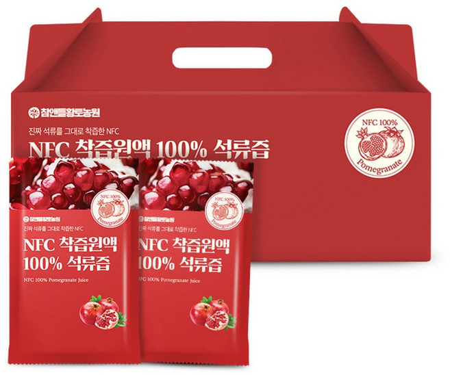 NFC 착즙원액 100% 석류즙 70ml x 30포 석류즙 착즙주스 이너뷰티, 1박스