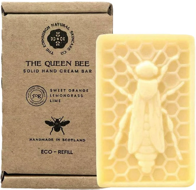 에든버러 Edinburgh 고체 핸드 크림 바 밤 퀸비 에코 리필 50g 1개 - 쿠팡