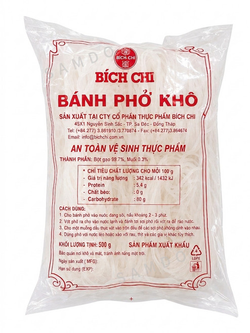 비치치 반포코 4mm 쌀국수면, 500g, 6개