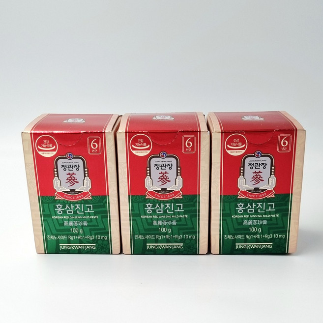 정관장 홍삼진고 100g, 3개