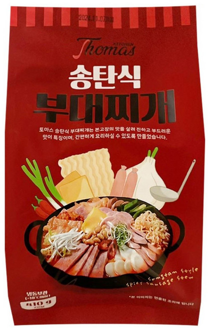 송탄식 부대찌개 410g, 4개