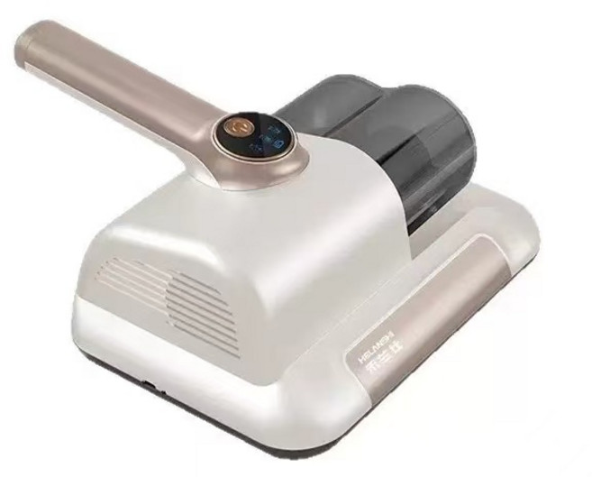 HELANSHE 禾蘭仕 無線除蟎機 象牙白pro / HC-15 升級雙杯款 升級液晶螢幕, 8%強效除蟎+1個水洗濾芯, 象牙白