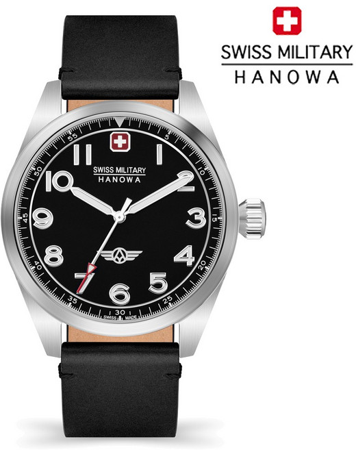 스위스밀리터리 하노와 100M 방수 남성 손목시계 SMWGA2100401 SWISS MADE