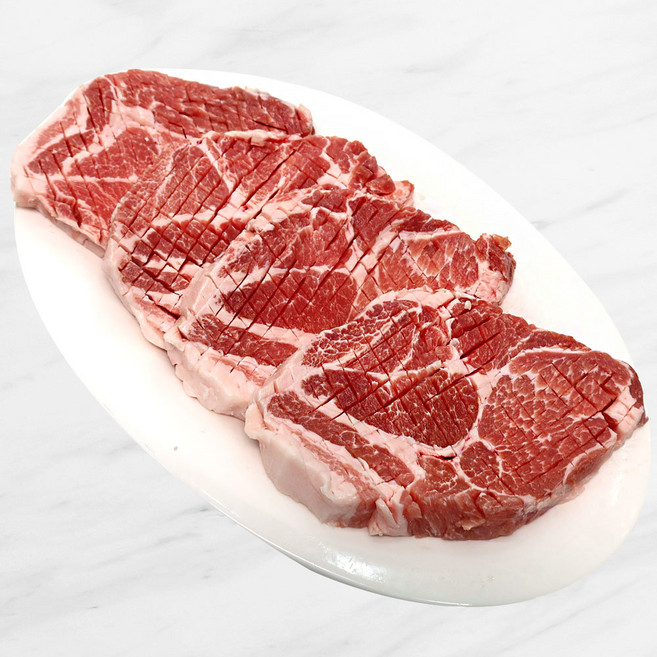 [대국맛짱] 미국산 곡물먹인 구수한 [벌집 돼지목살] 목살 [일요일/당일발송], 1개, 1kg