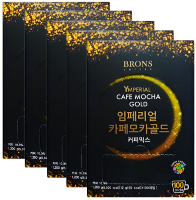 임페리얼 카페모카골드 커피 100개입 5박스, 12g