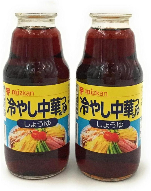 일본 미즈칸 히야시츄카 소스 중화식 쯔유 150ml x 2개 히야시추카 소스, 360ml