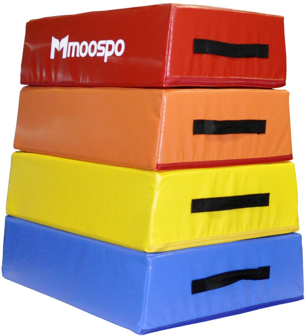 [무스포] 칼라4단뜀틀 ( 발판없음 ), 1세트, 4칼라