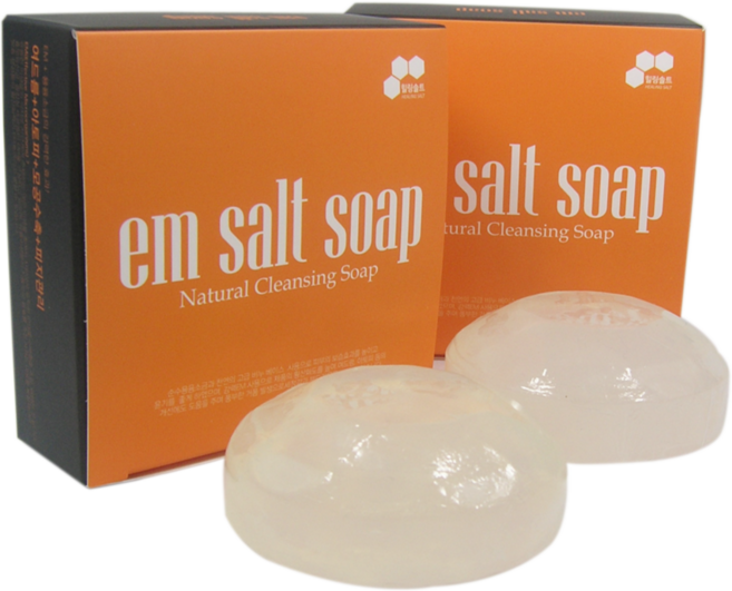 이엠 소금 비누 120g 수제 용융소금 천연 고급 베이스, EM Salt 비누 1개 (120g)