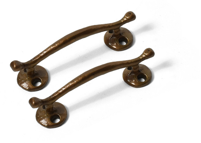 황동주물 FP-10 가구손잡이 엔틱(소) 2개, 엔틱