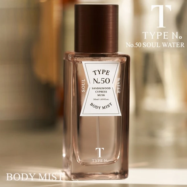 TYPE No. BODY MIST No 50 SOUL WATER 133789, 1개, 50ml - 쿠팡