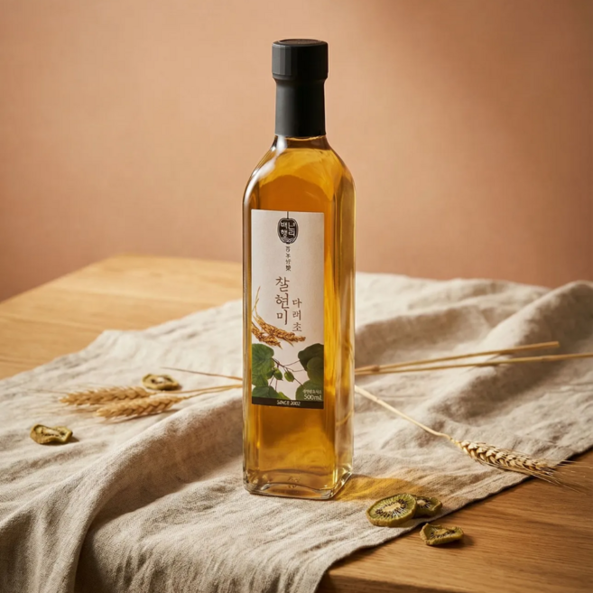 노동호 농부님의 자연재배 토종다래로 만든 찰현미다래초 500ml, 2개