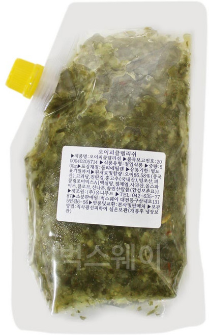 벅스웨이 렐리쉬 오이피클 500g, 1개