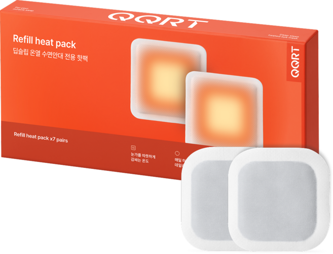컴포럽 QQRT 온열 수면안대 전용 리필 핫팩 본품교체용