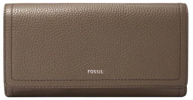 FOSSIL Logan 三折真皮 RFID 長夾