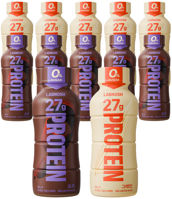 랩노쉬 프로틴 드링크 퍼펙트 초코, 12개, 350ml