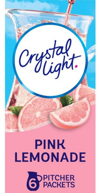 Crystal Light 아이스티 에이드 원액 분말 가루 크리스탈 라이트 복숭아 망고 녹차 자연 향료 음료 믹스 60개입 팩 12개 캔스터의 5피처 패킷, 82g, 1개