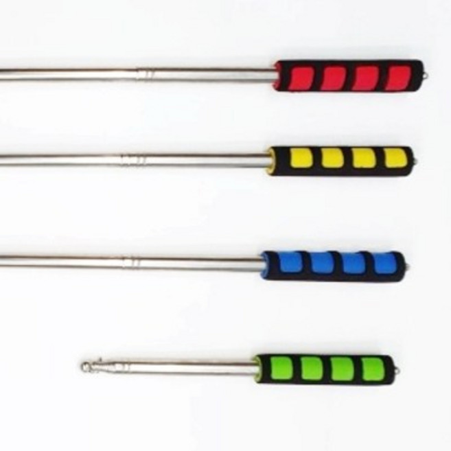 휴대용 늘어나는 깃봉 안테나깃발 가이드깃대, 200cm, 파랑, 1개