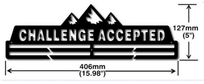 메달걸이 진열대 보관 액자 걸이대 기념 태권도 메달정리 메달진열 정리함, CHALLENGE, 1개