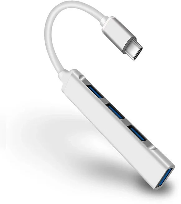 USB C 허브 타입 스플리터 썬더볼트 3 도킹 스테이션 노트북 어댑터 맥북 에어 M1 아이패드 프로 RJ45 HDMI, 04 3 in 1