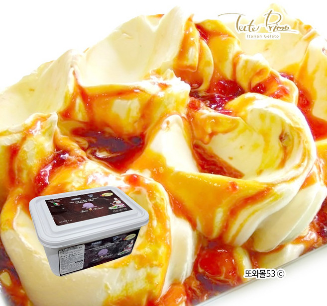 테이트 프리모 젤라또 복숭아자두, 1개, 4.6L