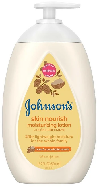 Johnson's Baby 피부 영양 수분 베이비 로션 16.9온스 건조한 시어 코코아 버터 189061 - 쿠팡