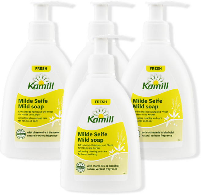 카밀 리퀴드 핸드 솝 마일드솝 프레쉬 300ml x 4개